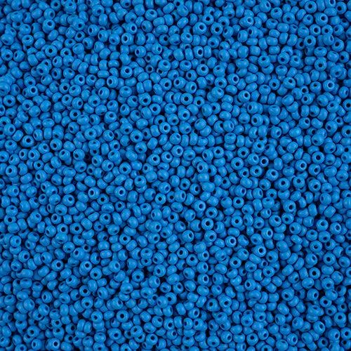 10-42142, Czech 22g PermaLux Dyed Chalk Blue Matte