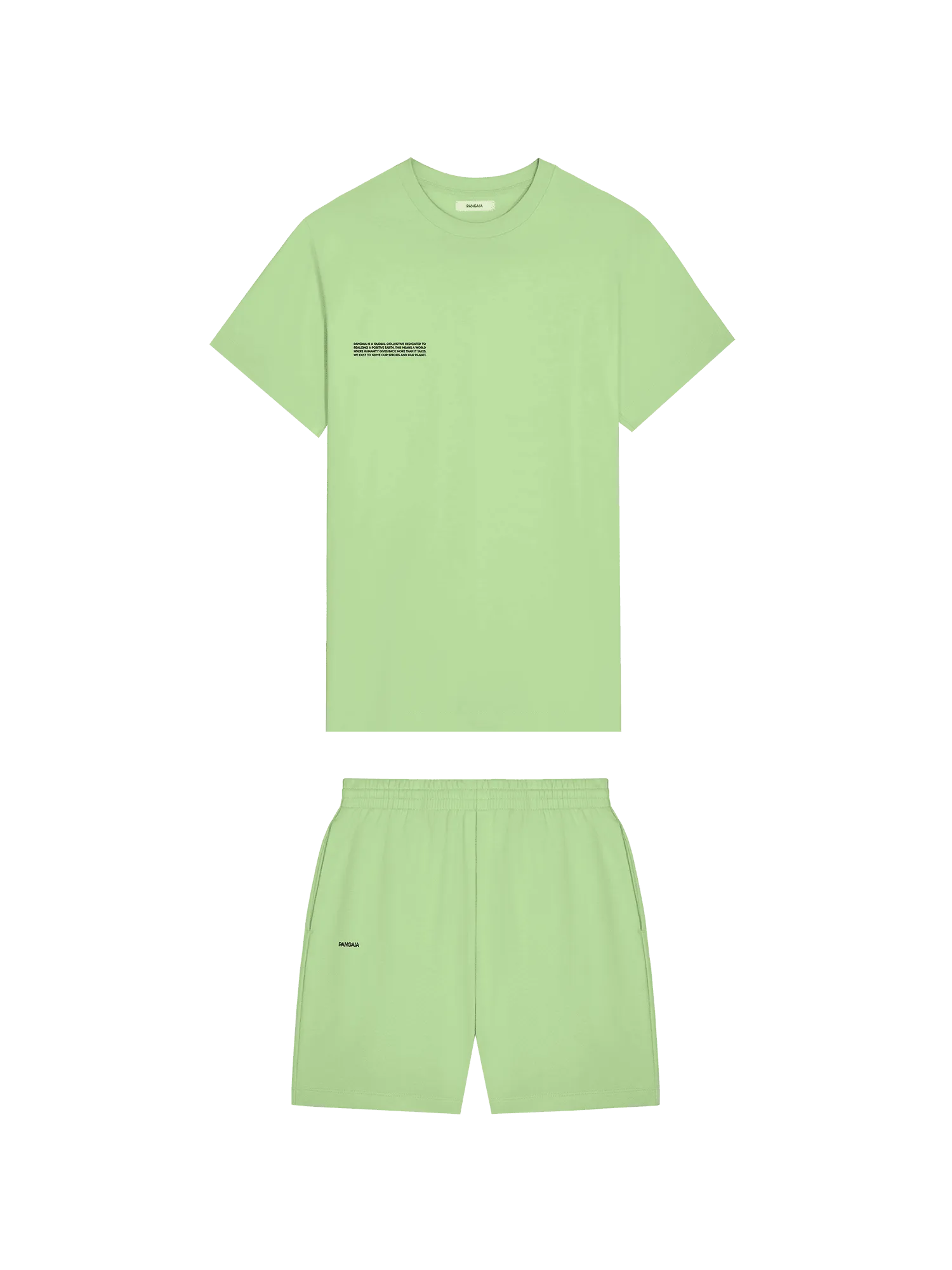 365 T-shirt and Shorts Bundle—Fennel Green