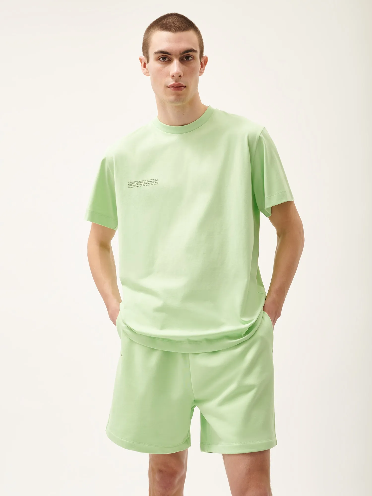 365 T-shirt and Shorts Bundle—Fennel Green