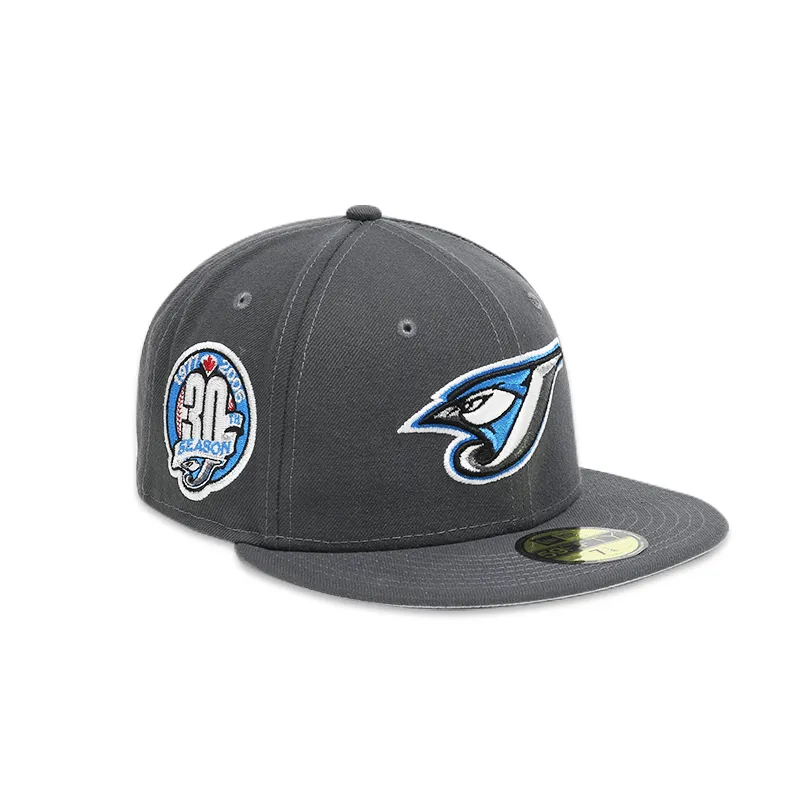 [70553058] Toronto Blue Jays 30th season Patch Men's Fitted Hat