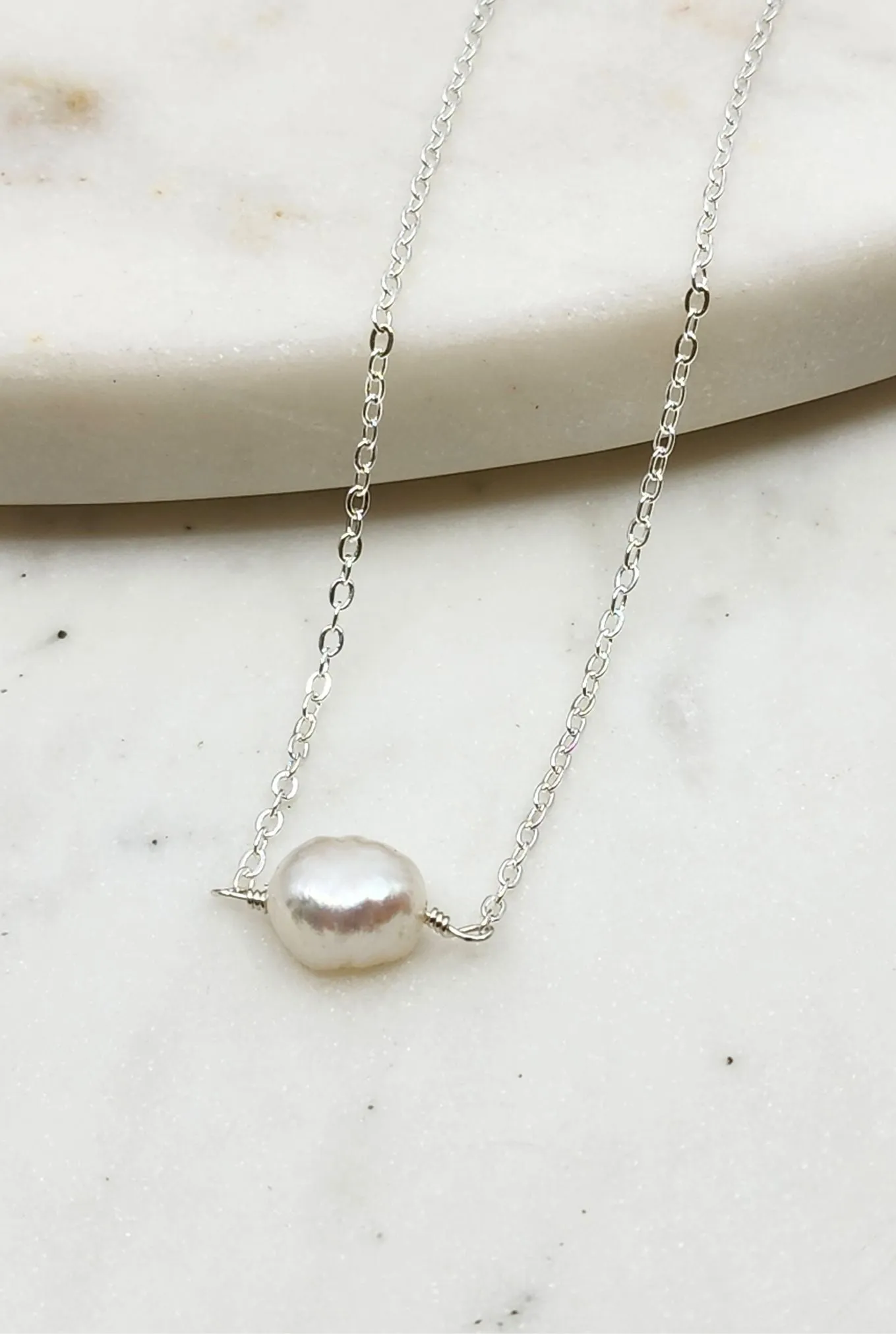 A Simple Pearl Necklace