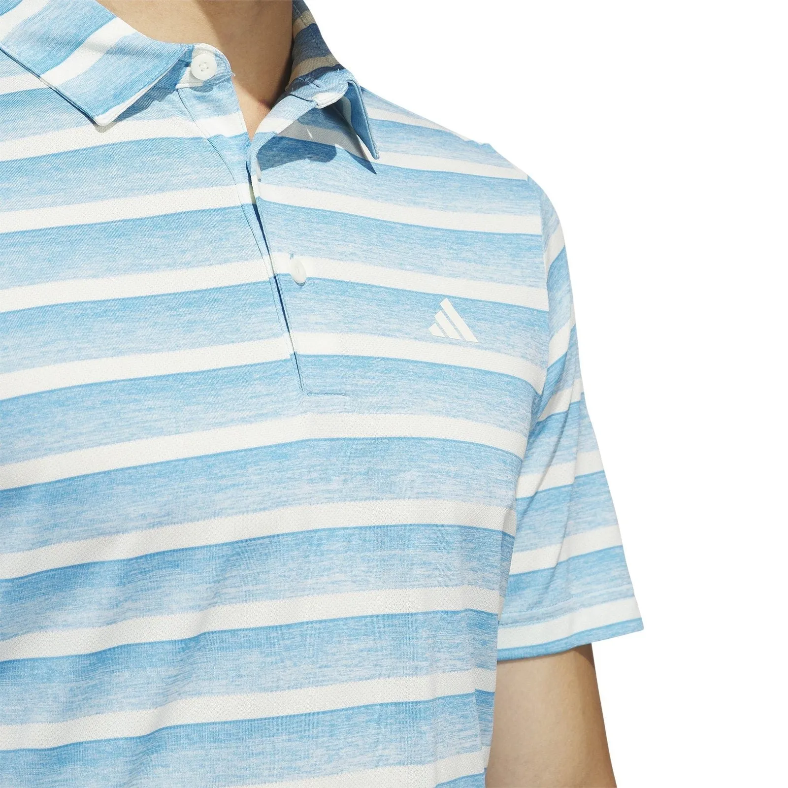 adidas 2-Colour Stripe Golf Polo Shirt IU4334