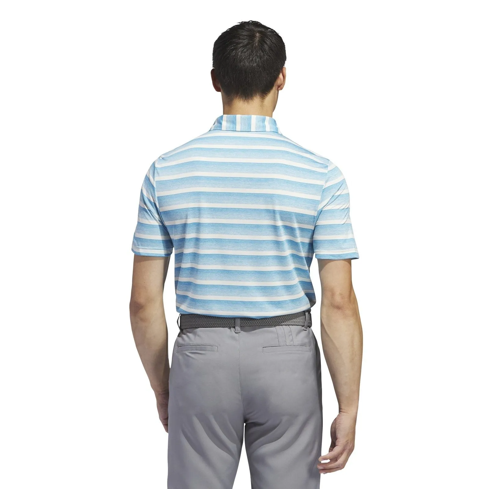 adidas 2-Colour Stripe Golf Polo Shirt IU4334