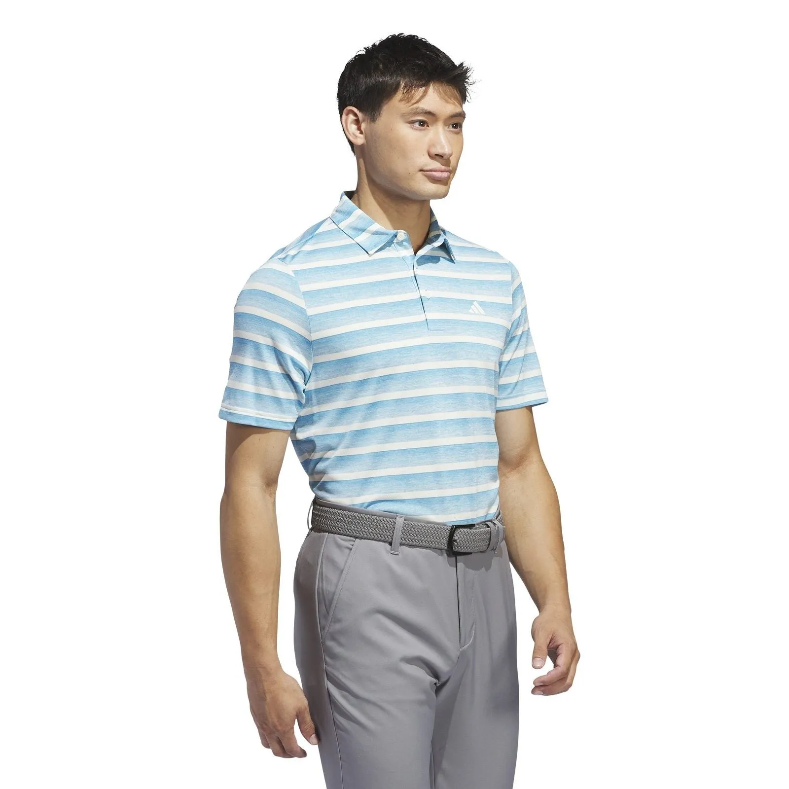 adidas 2-Colour Stripe Golf Polo Shirt IU4334