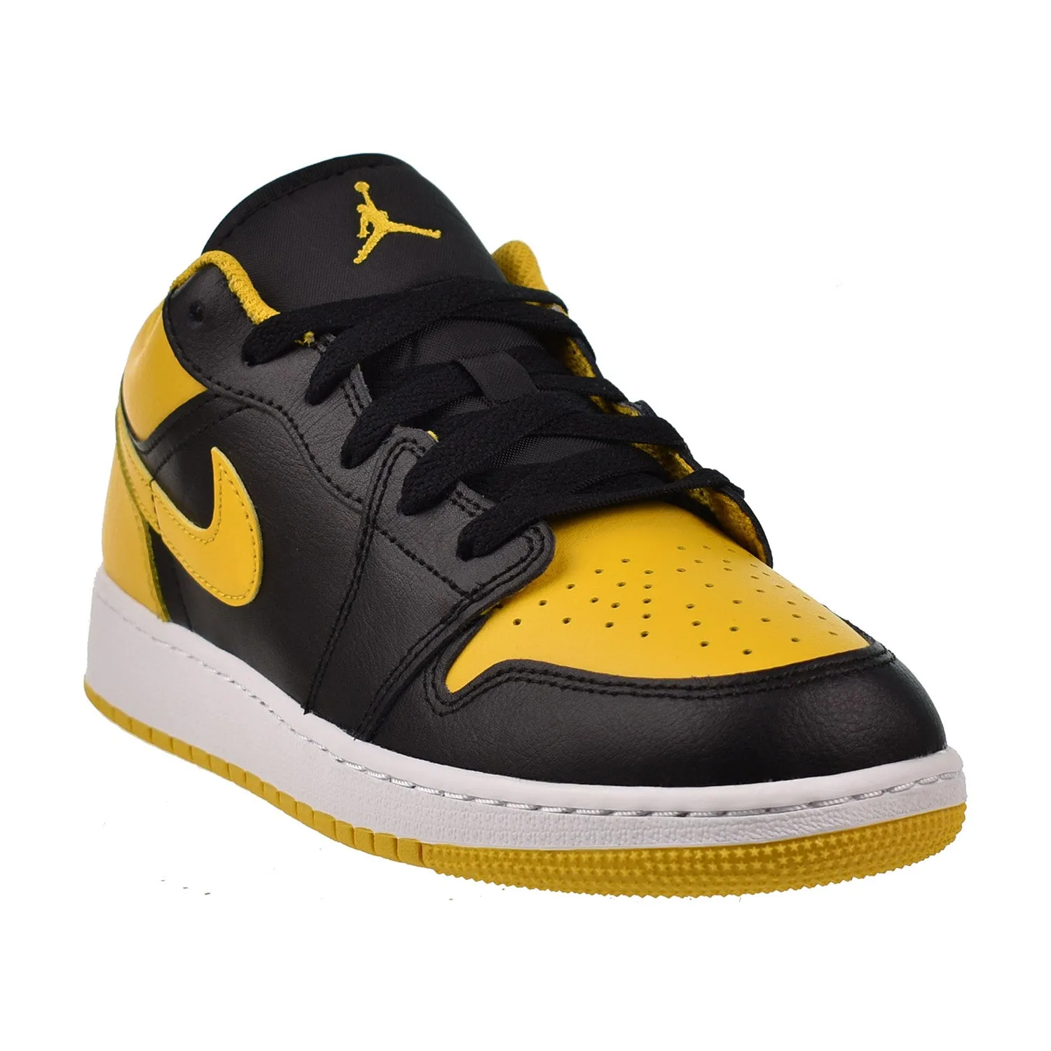 Air Jordan 1 Low (GS) Big Kids' Shoes Yellow Ochre