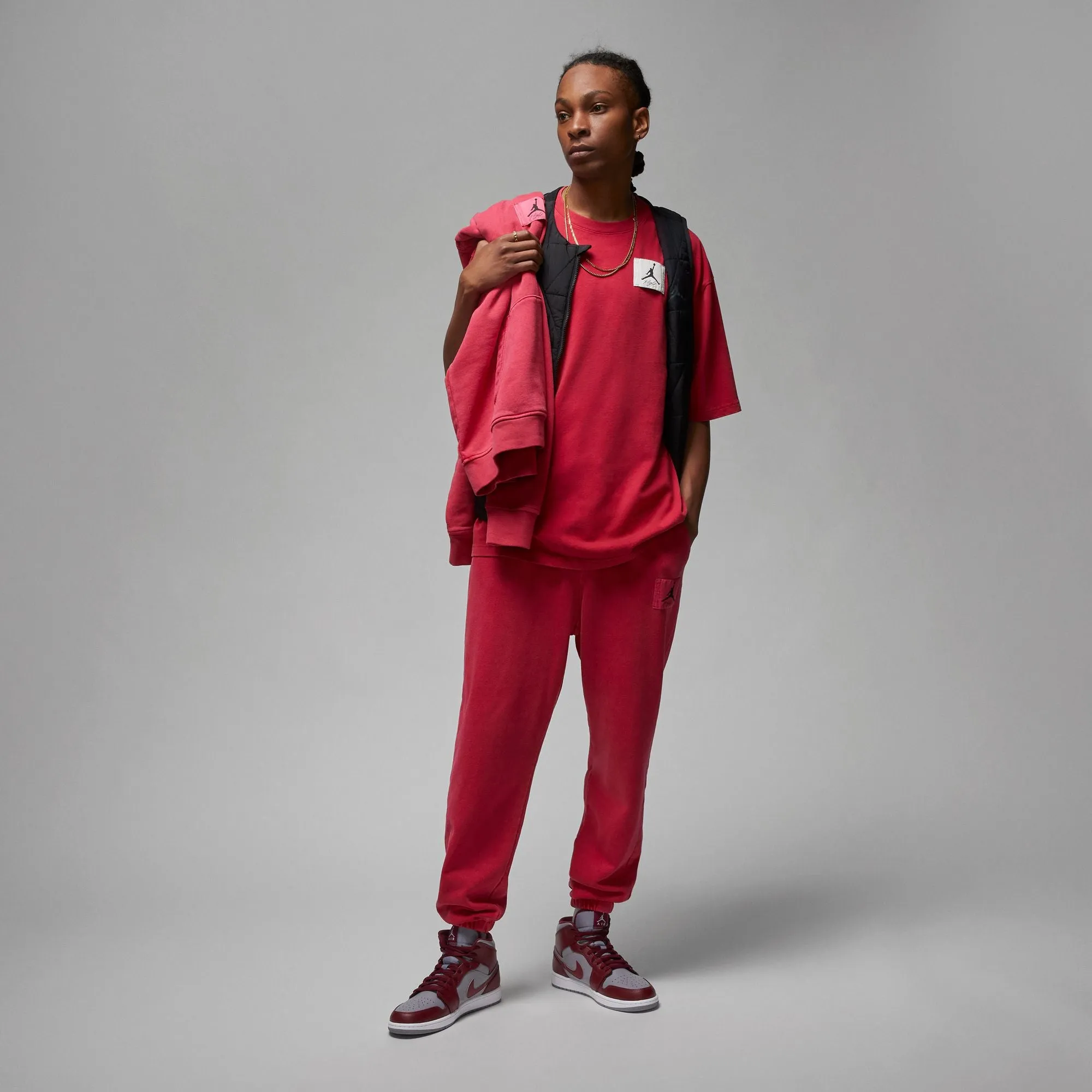 Air Jordan Flight Essentials Oversized Tee (Cardinal Red)