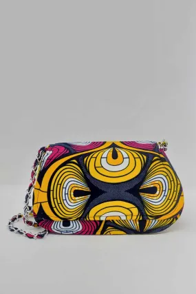 AKIEVA African Print Midsize Bag