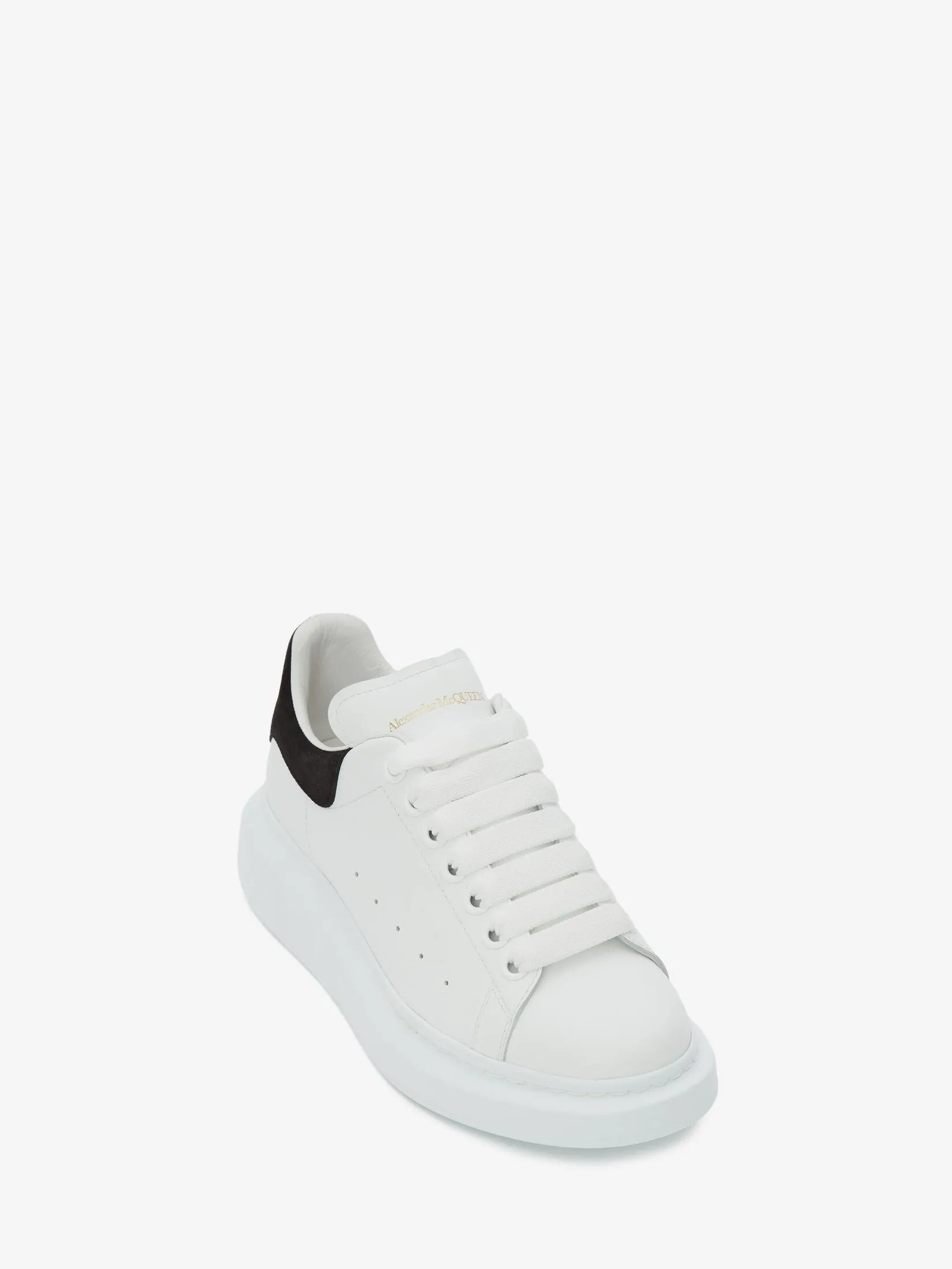 Alexander McQueen Womens Oversized Sneaker - WHITE/BLACK