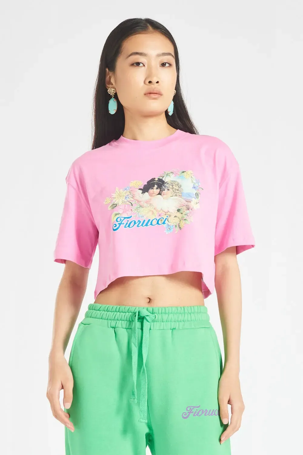 Alpine Angels Crop Tee