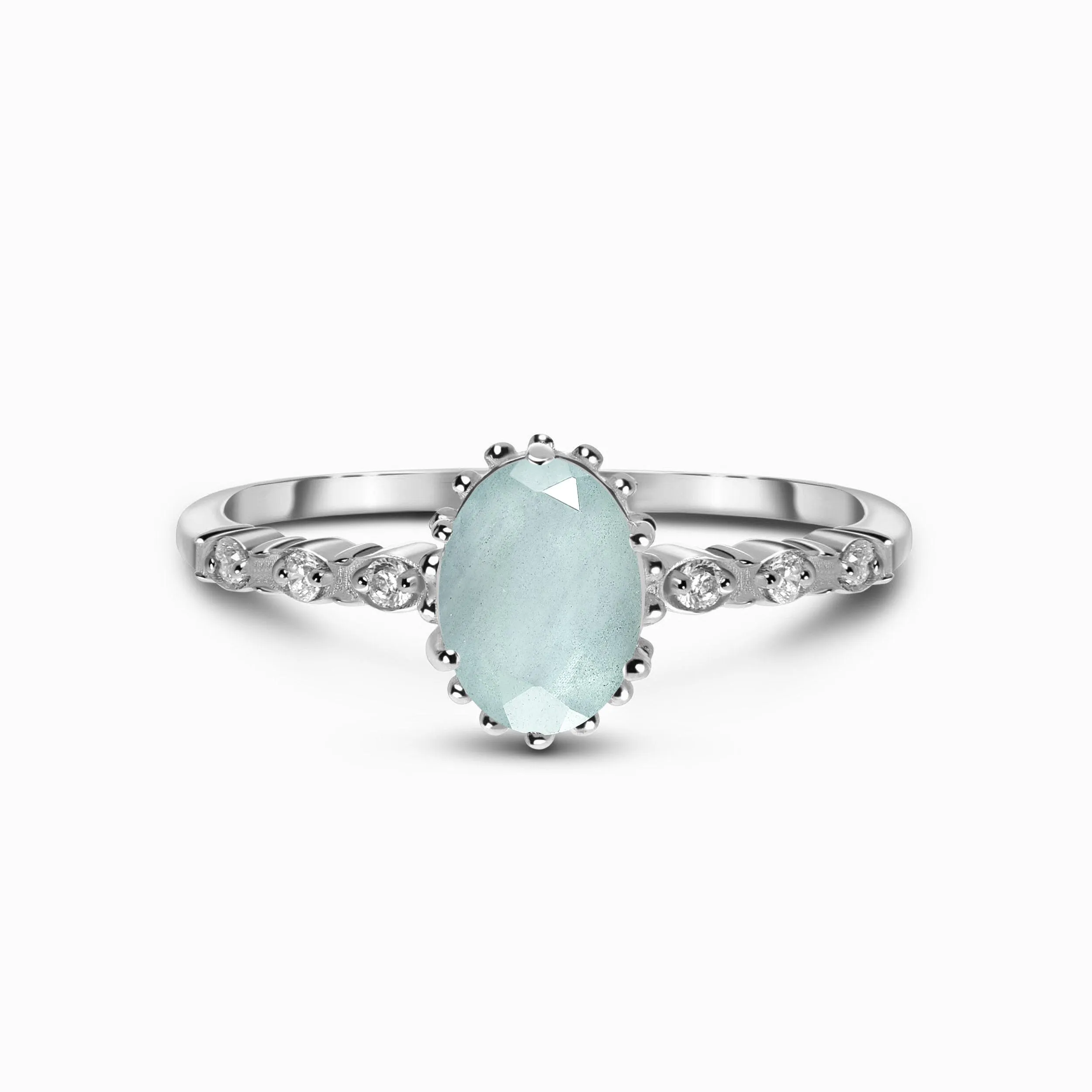 Aquamarine Ring - Above Clouds