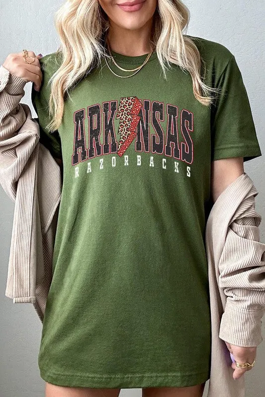 ARKANSAS RAZORBACKS UNISEX SHORT SLEEVE