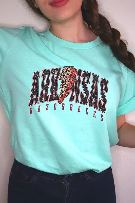 ARKANSAS RAZORBACKS UNISEX SHORT SLEEVE