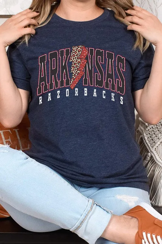 ARKANSAS RAZORBACKS UNISEX SHORT SLEEVE