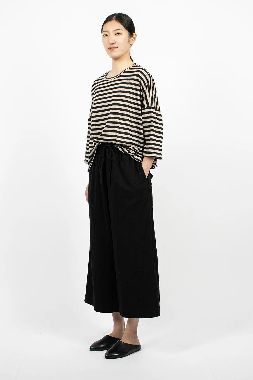 Azumadaki Quilt Pants Black