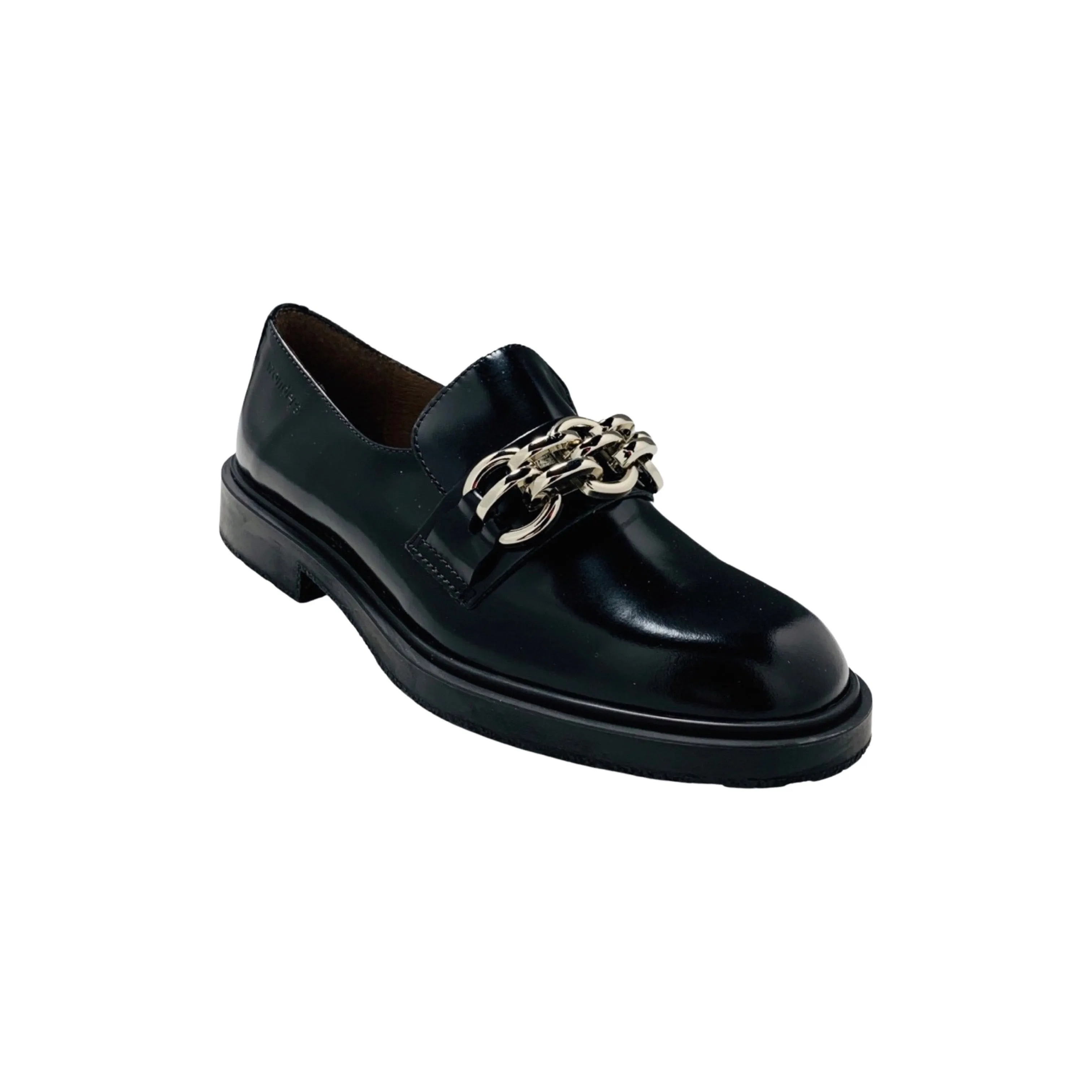 B9103 Black Flat Moccasin