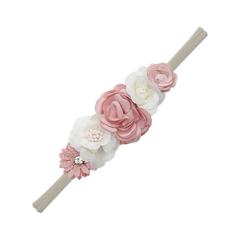 Baby Girl Flower Crown Headpiece #14