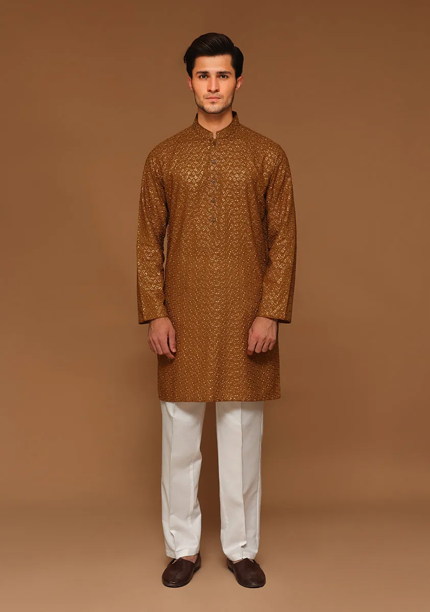 Basic Cotton Dijon Slim Fit Kurta