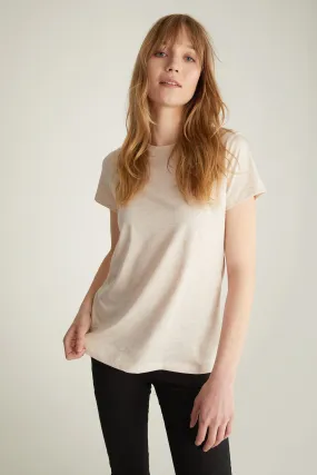 Basic crew neck pima cotton t-shirt