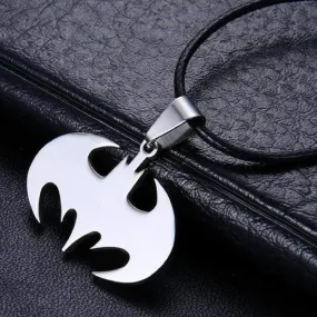 Batman Lives Stainless Steel Necklace with Earrings