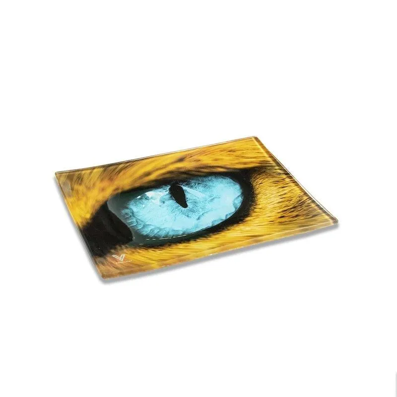 Blue Eye Tiger Glass Tray