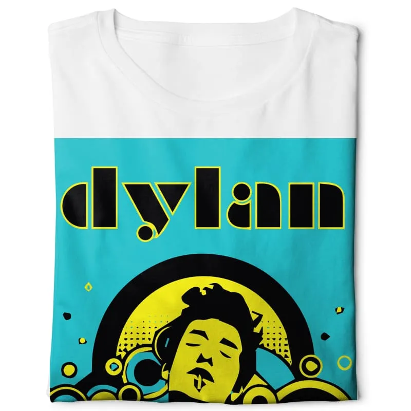 Bob Dylan - Digital Graphics Basic T-shirt White