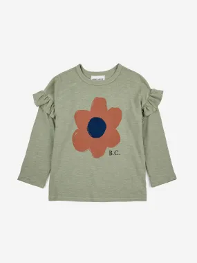 Bobo Choses | Big Flower ruffle T-shirt