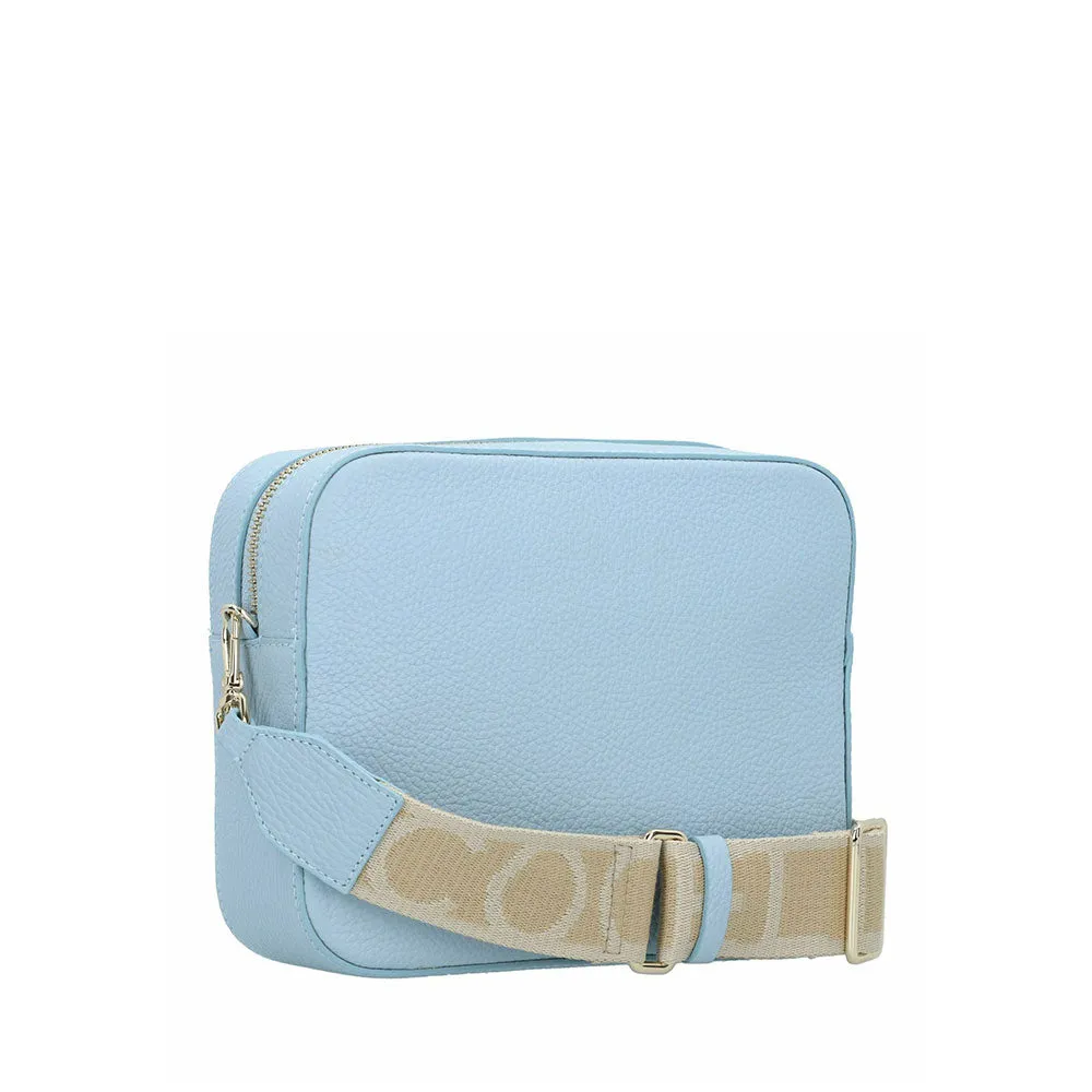 Borsa Donna a Tracolla COCCINELLE Linea Tebe Colore Mist Blue