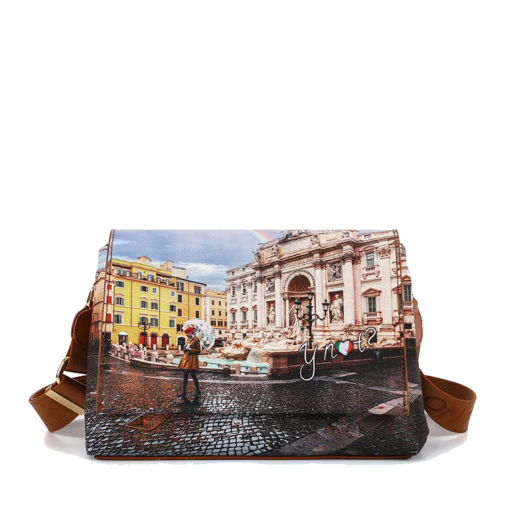 Borsa Donna a Tracolla con Pattina Y NOT YES-621 Rainbow Rome