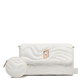 Borsa Donna a Tracolla LIU JO Better Trapuntata Off White con Charm