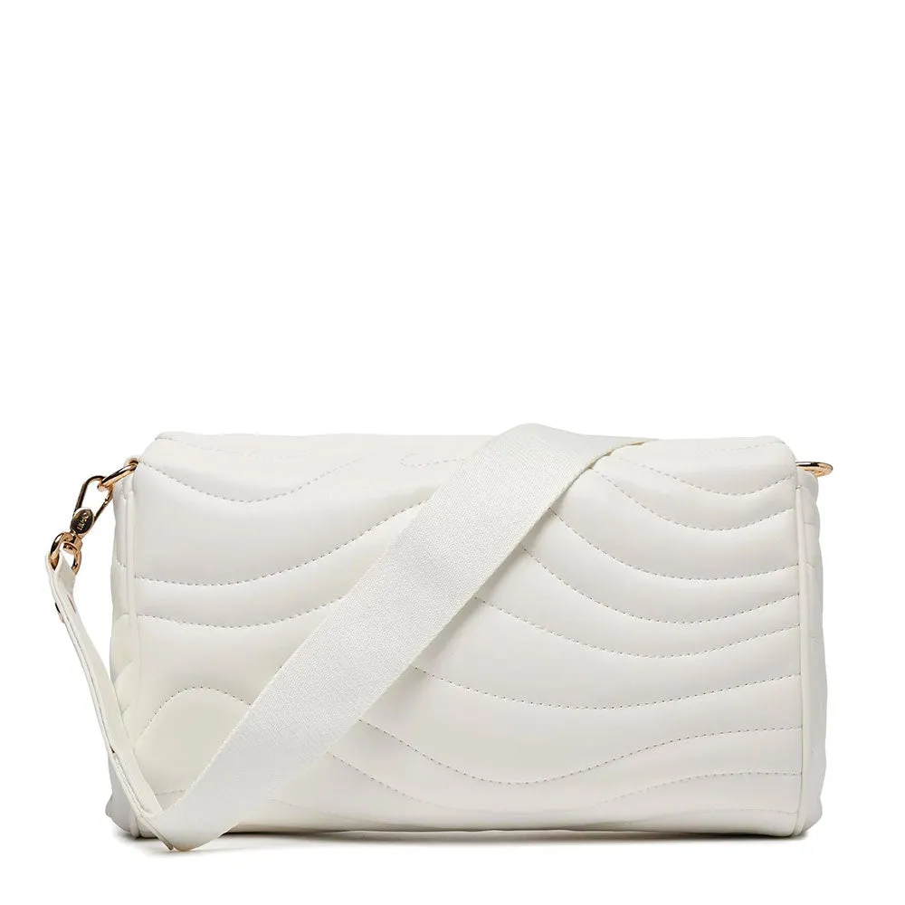 Borsa Donna a Tracolla LIU JO Better Trapuntata Off White con Charm