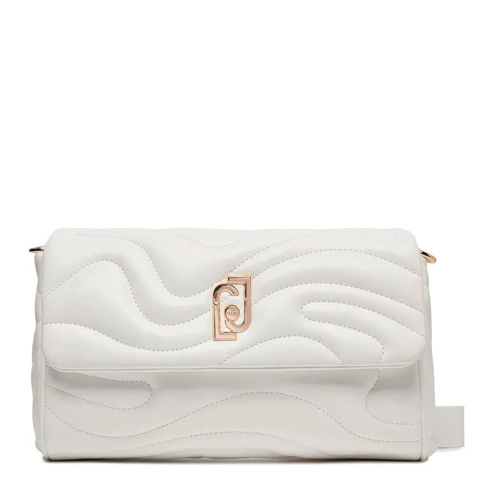 Borsa Donna a Tracolla LIU JO Better Trapuntata Off White con Charm