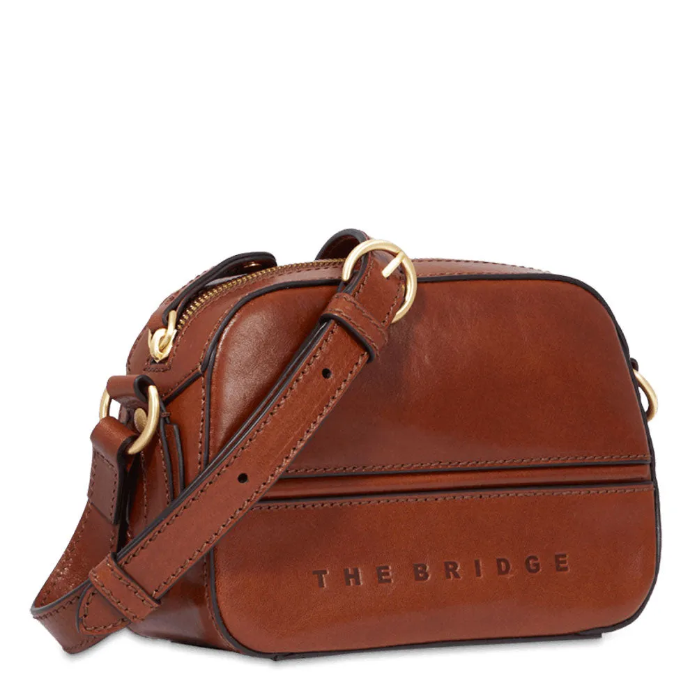 Borsa Donna a Tracolla THE BRIDGE linea Daphne in Pelle Marrone