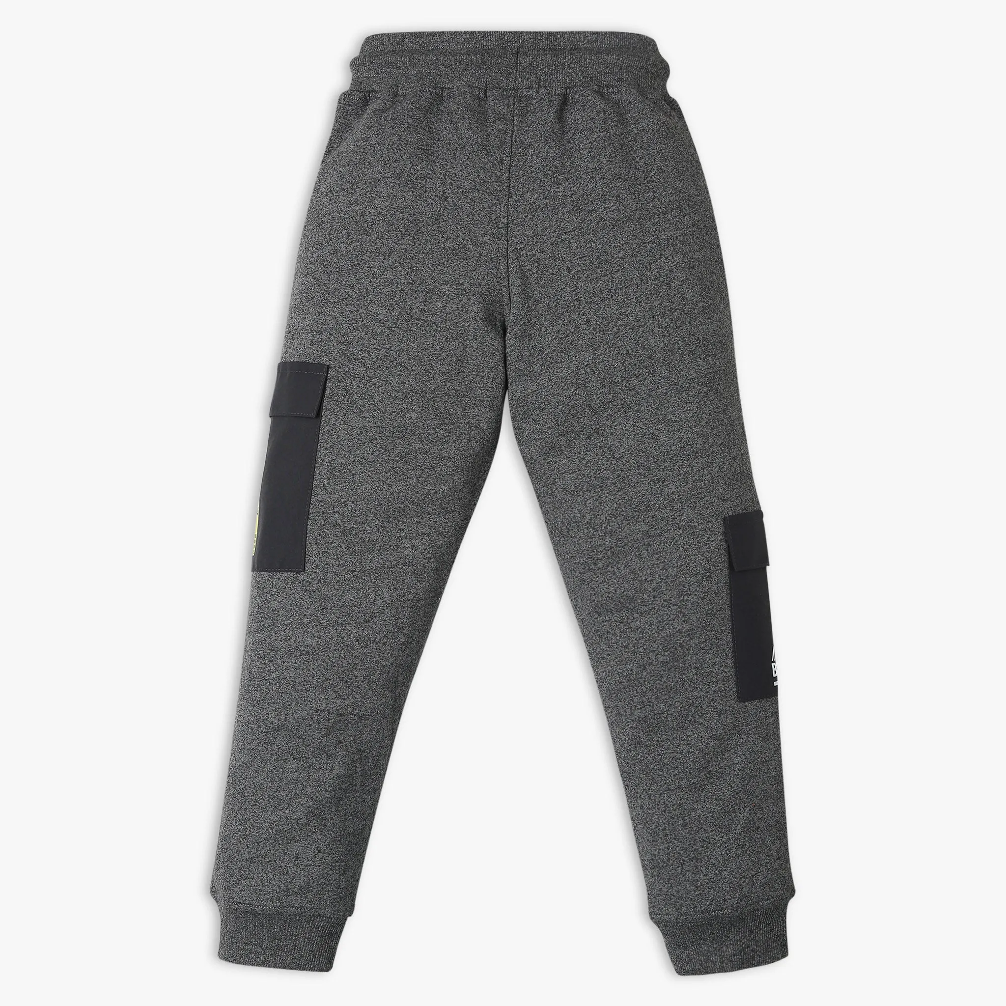 Boy's Regular Fit Solid Mid Rise Trackpants