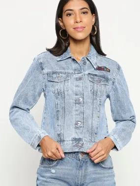 Bristol Light Blue Basic Denim Jacket