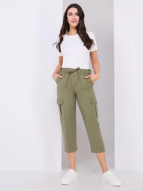 Cargo Capri Pants