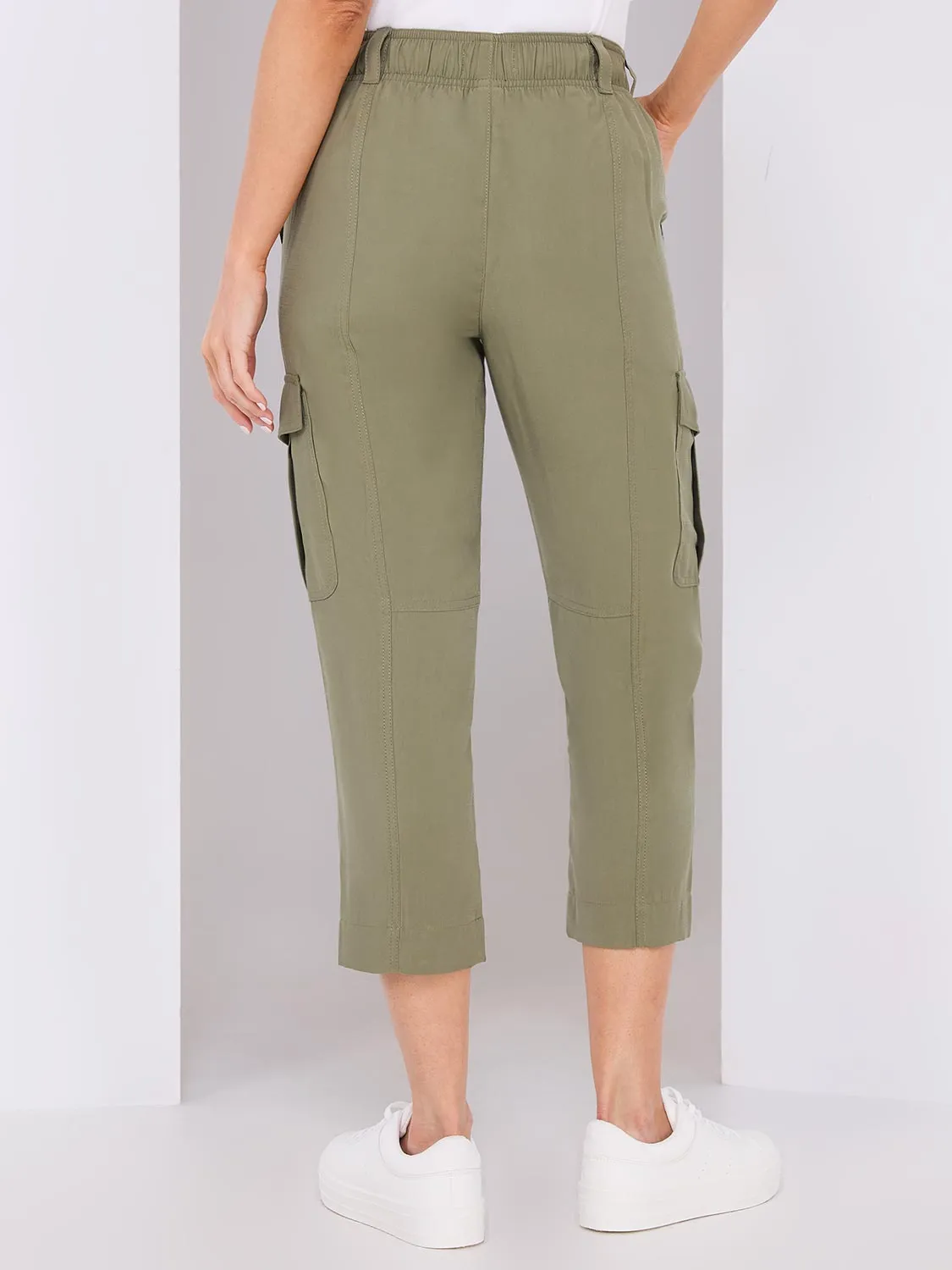 Cargo Capri Pants