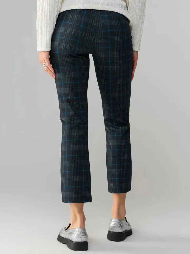 Carnaby Kick Crop - Blue Moon Plaid