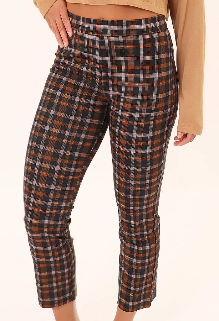 Carnaby Kick Crop-Cottage Check