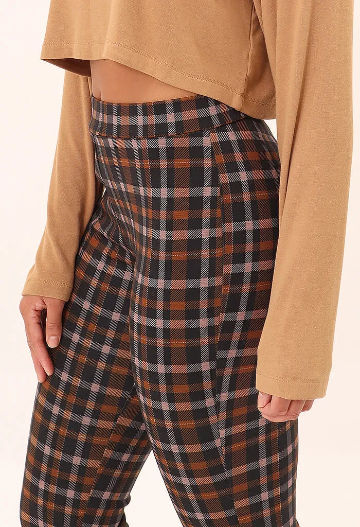 Carnaby Kick Crop-Cottage Check