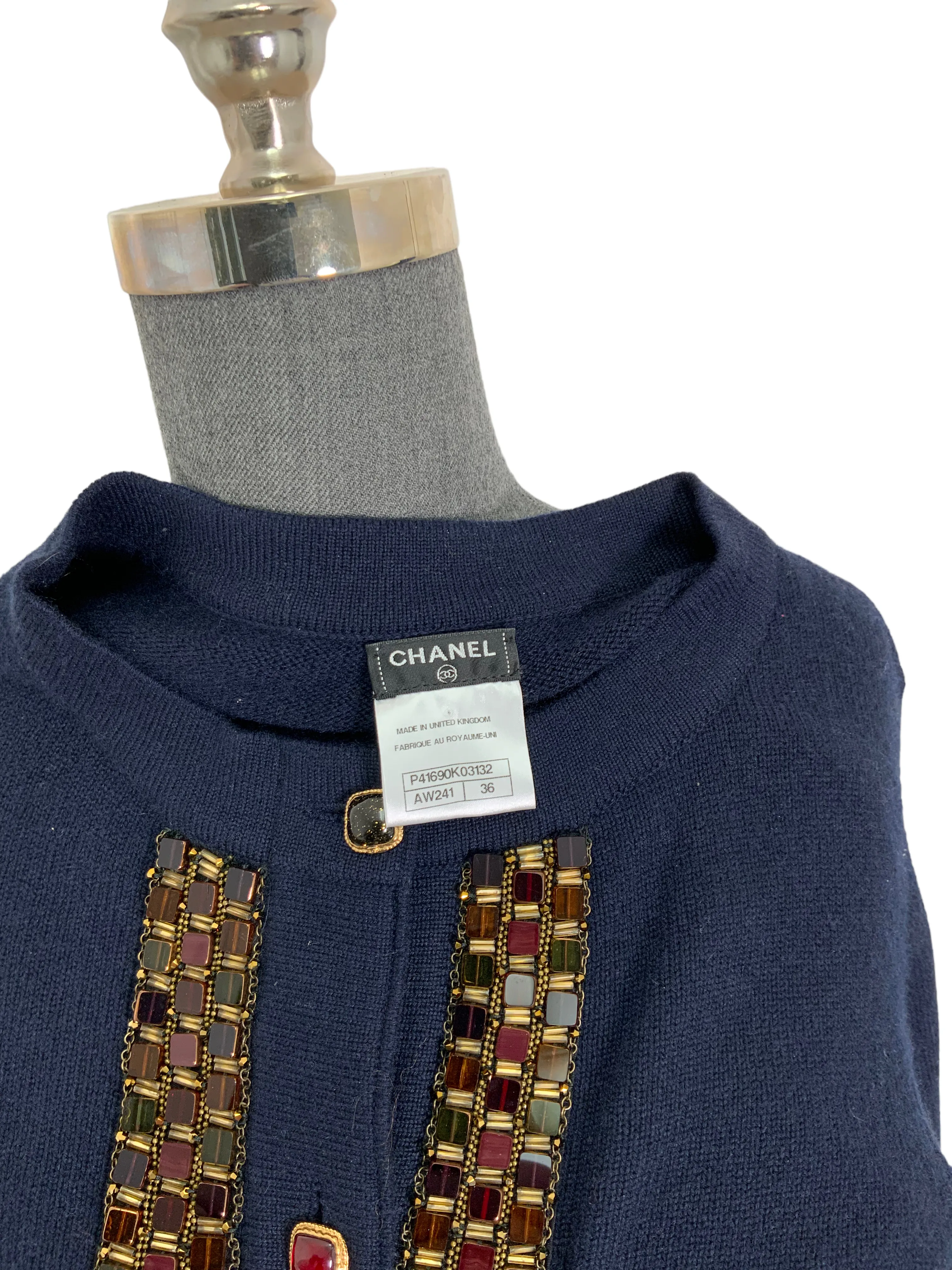 CHANEL 2011 Paris-Byzance Sweater Size S