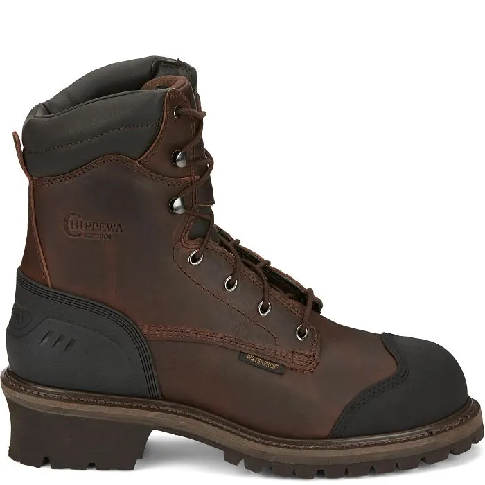 Chippewa Men's Aldarion 8 Comp Toe WP 400G Ins Logger Work Boot - 55053