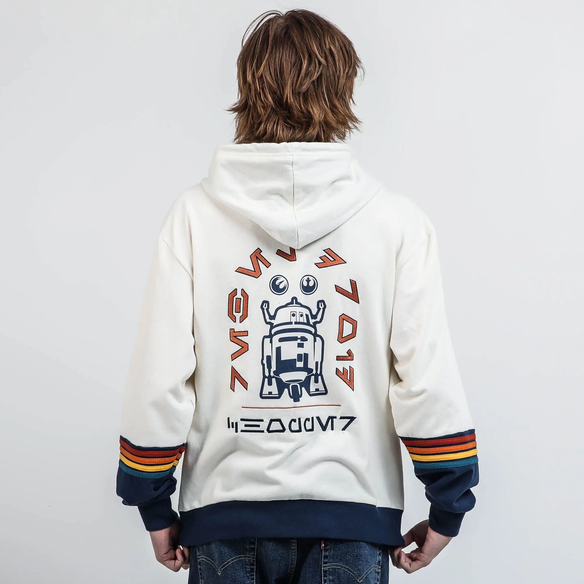 Chopper Retro Stripe Zip-Up Hoodie