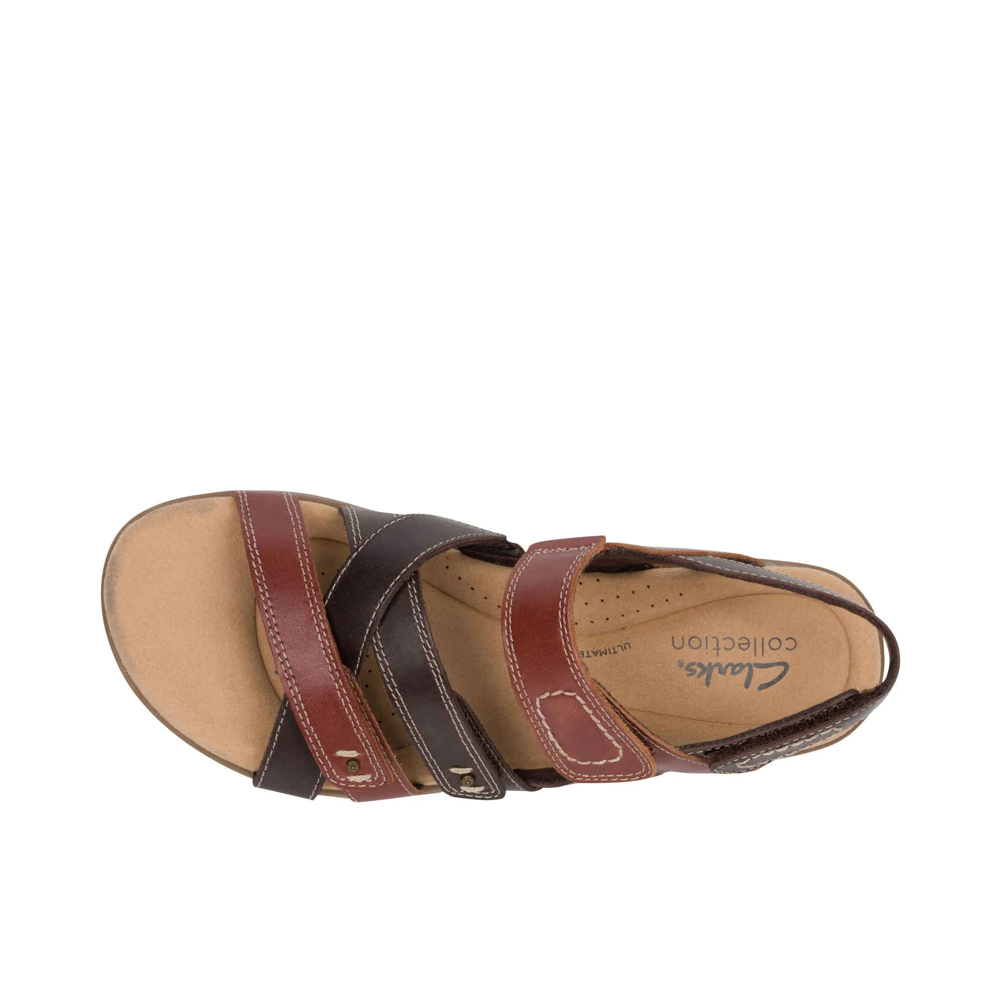 Clarks Womens Elizabelle Gem Brown Multi