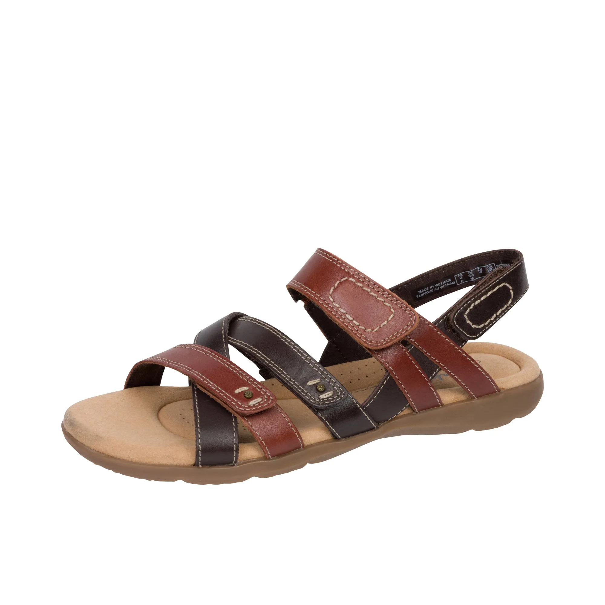 Clarks Womens Elizabelle Gem Brown Multi