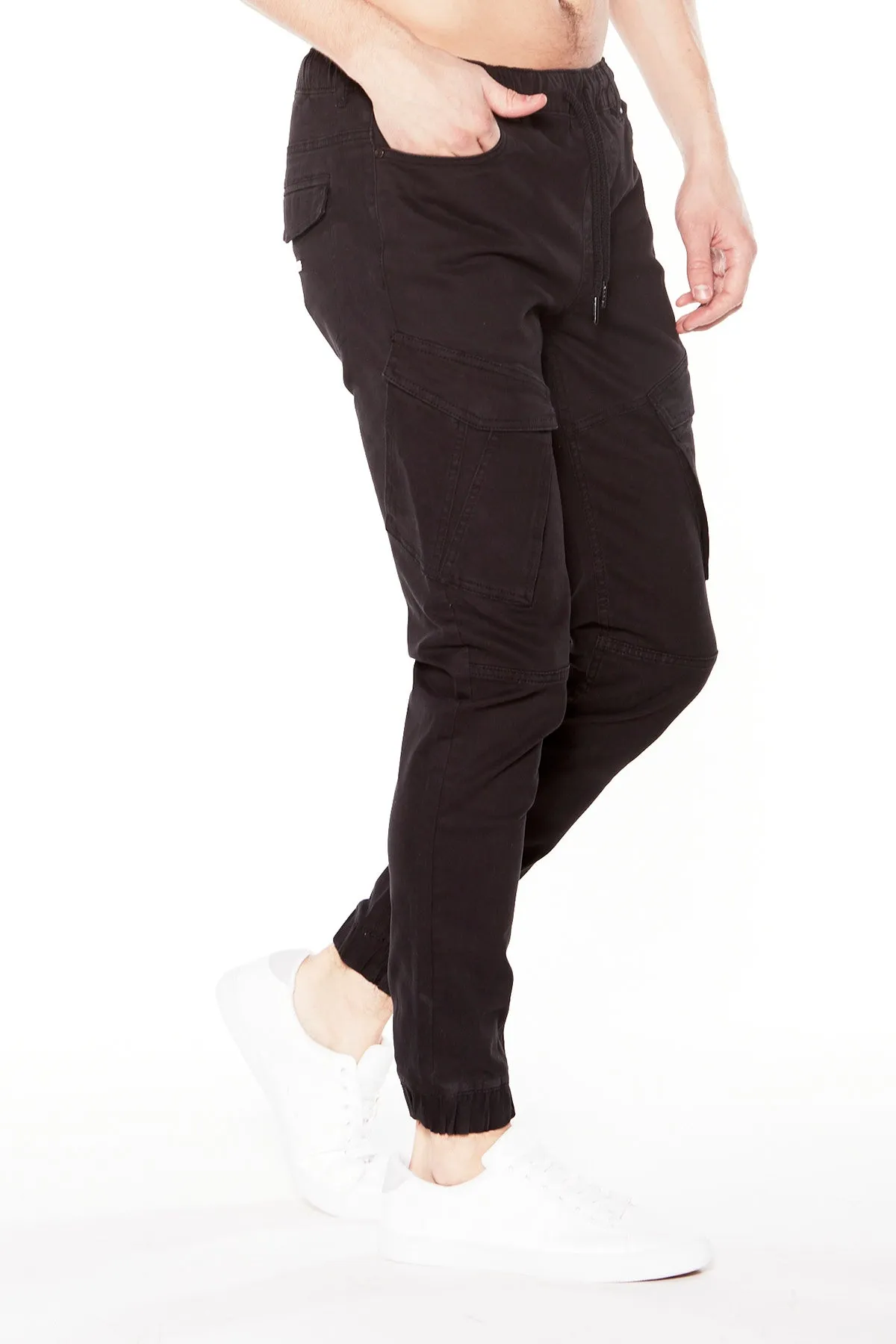 COHEN - 5 Pocket Cargo Jogger - Black