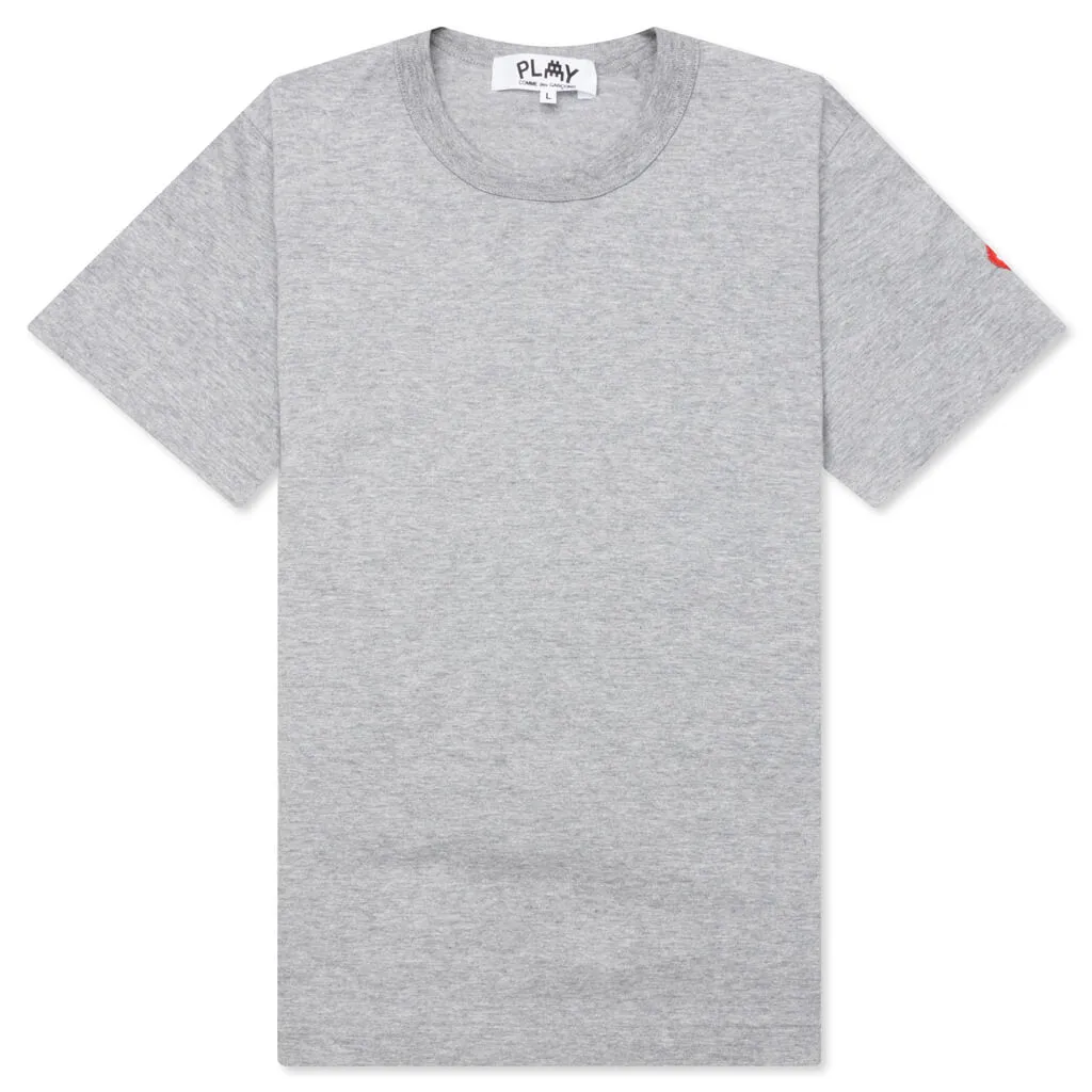 Comme des Garcons PLAY x the Artist Invader Women's S/S Tee - Grey