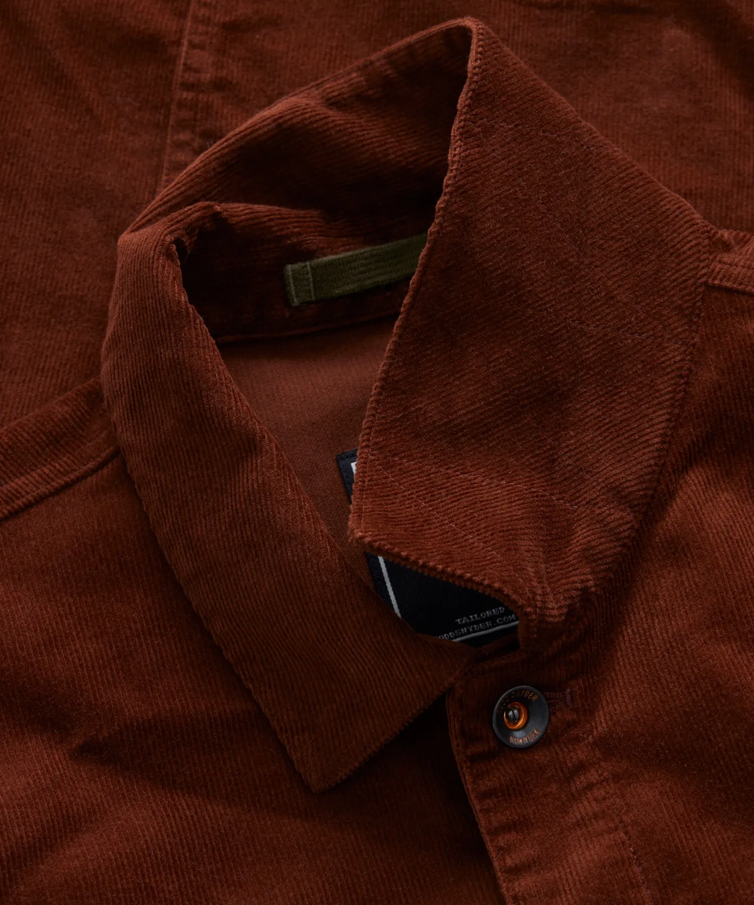 Corduroy Dylan Jacket in Rust