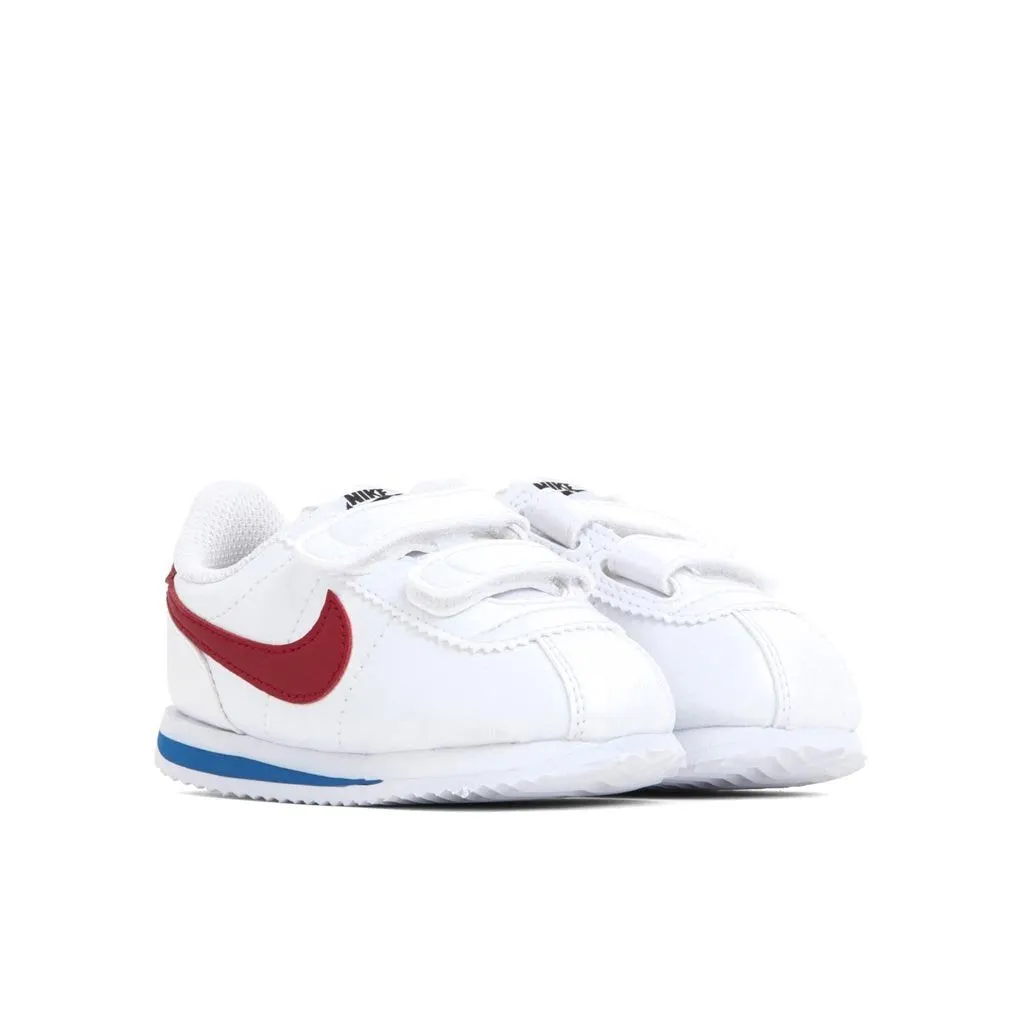 Cortez Basic SL Toddler - White/Varsity Red