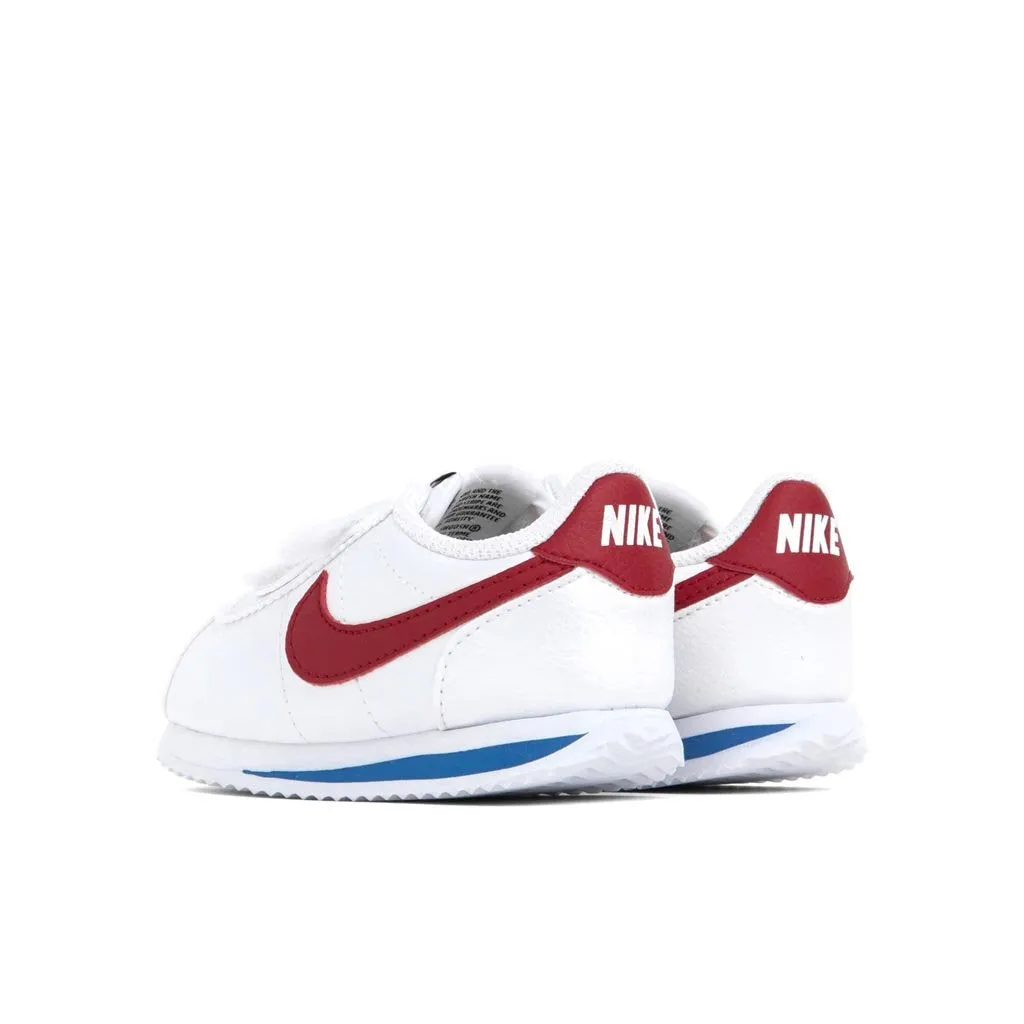 Cortez Basic SL Toddler - White/Varsity Red