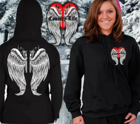 Country Life Outfitters Wings Guns Vintage Black Unisex Hoodie